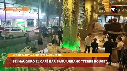 SALA CINCO - Se inauguró el Café Bar Bagu Urbano "Terre Rouge"