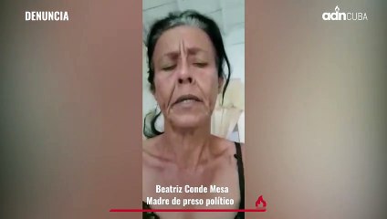 "Esto es una tortura sicológica"  Denuncia madre de preso político.