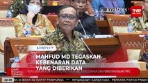 Mahfud MD Tegaskan Kebenaran Data TPPU Rp349 T yang Diberikan dalam Rapat Bersama Komisi III DPR