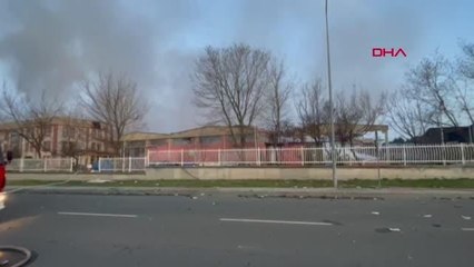 TEKİRDAĞ'DA FABRİKA YANGINI