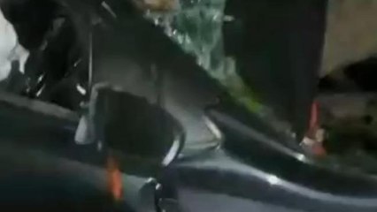 भाण्डेर: पेड़ से टकराई तेज रफ्तार कार, चालक की हुई दर्दनाक मौत