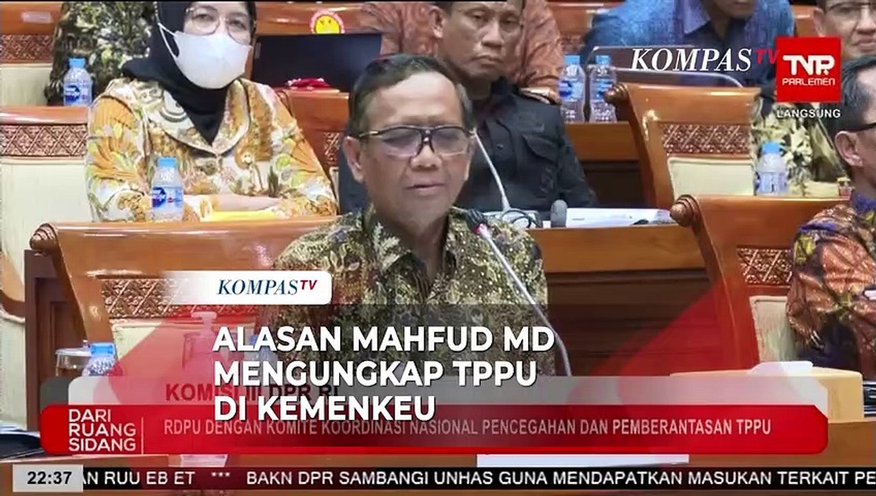 Inilah Alasan Mahfud Md Mengungkap Tppu Rp349 T Di Kemenkeu Dalam Rapat