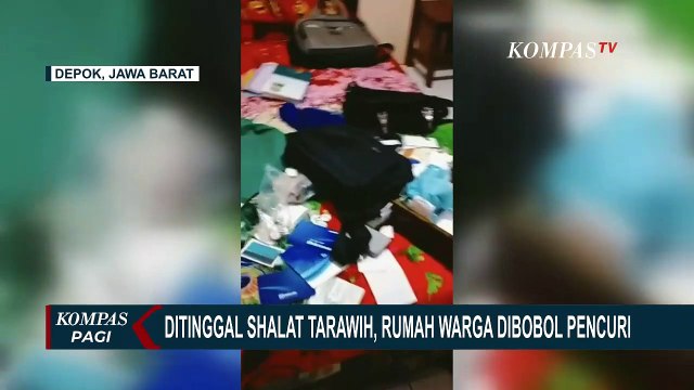 Ditinggal Salat Tarawih, Rumah di Kawasan Bojongsari Depok Dibobol Maling