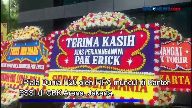 Gagal Selenggarakan Piala Dunia, Karangan Bunga untuk PSSI Bermunculan