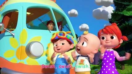 Wheels on the Camper Van | CoComelon Nursery Rhymes & Kids Songs