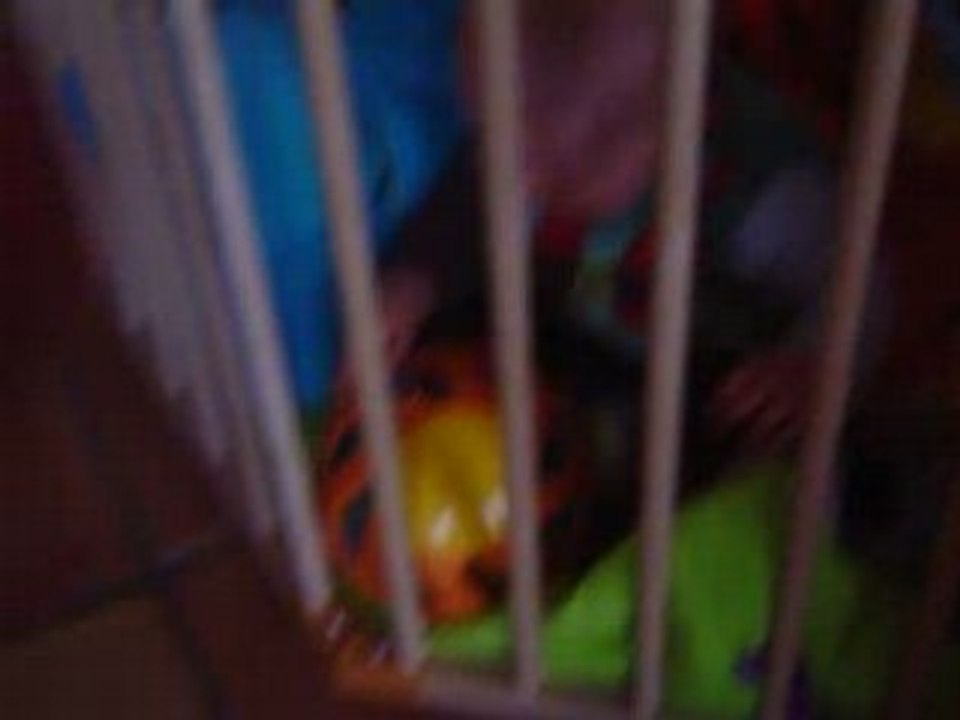 Evan se met debout pour la 1ère fois