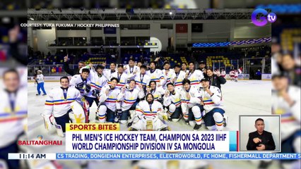 PHL Men's Ice Hockey Team, champion sa 2023 IIHF World Championship Division IV sa Mongolia | BT
