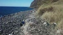 Vulcano, 70 volontari ripuliscono la spiaggia di Gelso