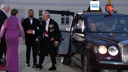 "Тёплый приём": Карл III встретился с президентом Германии и Ангелой Меркель