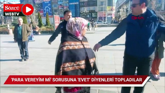 Sivil zabıta memurları, 'para vereyim mi?' sorusuna 'evet' diyenleri topladı