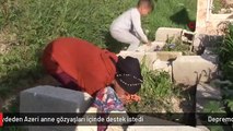 Depremde 2 çocuğunu kaydeden Azeri anne gözyaşları içinde destek istedi
