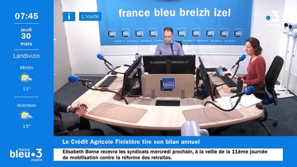 Benoît Lucas, directeur général du Crédit agricole du Finistère