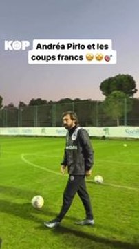PIRLO est toujours aussi précis sur coup-franc