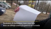 Detenido el ciudadano ruso cuya hija hizo un dibujo contra la guerra en Ucrania