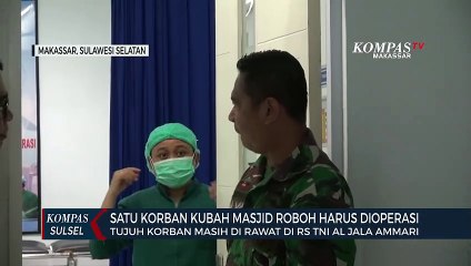 Satu Korban Kubah Masjid Roboh Harus Dioperasi