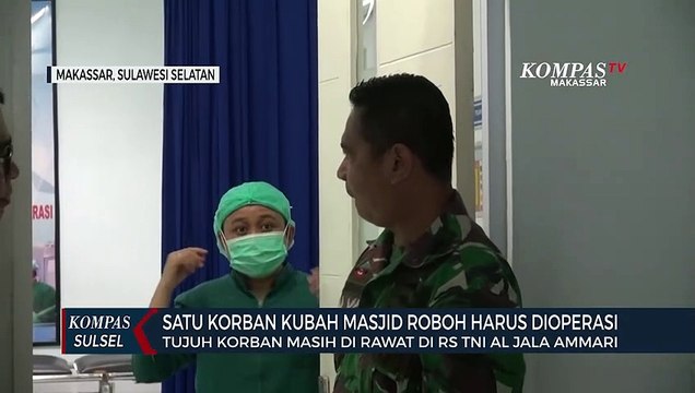 Satu Korban Kubah Masjid Roboh Harus Dioperasi