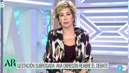 Ana Rosa atiza en directo a los políticos por sus ataques a Ana Obregón y su gestación subrogada