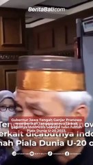 Gubernur Jawa Tengah Ganjar Pranowo memberikan tanggapannya terkait gagalnya Indonesia sebagai tuan rumah Piala Dunia U-20 2023.