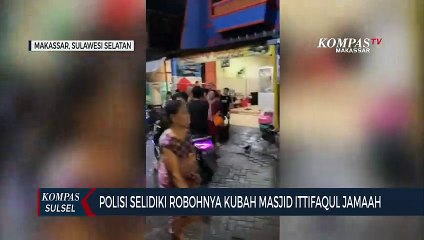 Polisi Selidiki Ambruknya Kubah Masjid