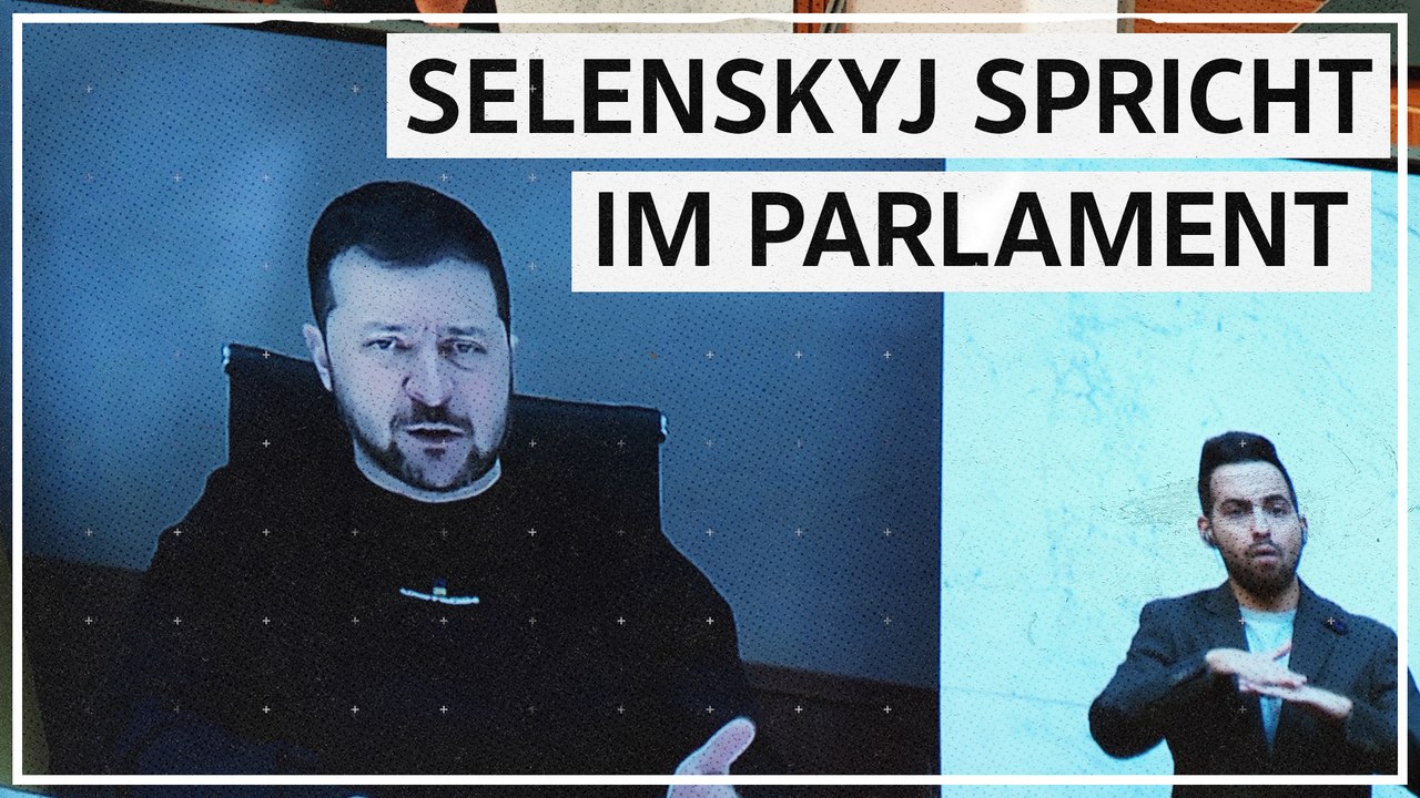 Selenskyjs Rede im österreichischen Parlament: 'Wir möchten Sicherheit und Ruhe'
