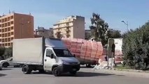 Palermo, Tir perde il suo carico in via Crispi