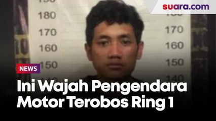 Ini Wajah Pengendara Motor Terobos Ring 1 Presiden Jokowi di Kota Makassar