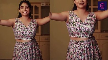 Abhaya Hiranmayi New Saree Photoshoot