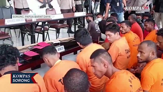 Operasi Pekat Mansinam Polresta Sorong Kota Tangkap 47 Tersangka