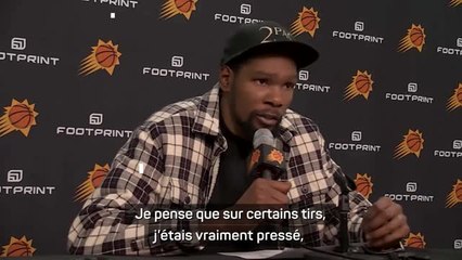 Suns - Durant : "C'est frustrant"