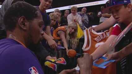 KD makes long-awaited home debut for the Suns
