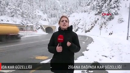 ZİGANA DAĞI'NDA KAR GÜZELLİĞİ