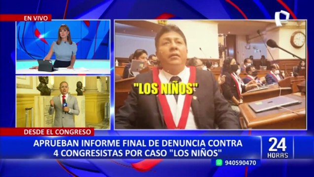 Subcomisión de Acusaciones Constitucionales aprueba informe final del caso Los Niños