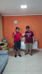 Luis Henrique e Vovô Valdivino a Dança da pizza Bush Hora