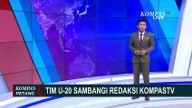 Suasana Redaksi KompasTV Ketika Dikunjungi Timnas U-20 Indonesia
