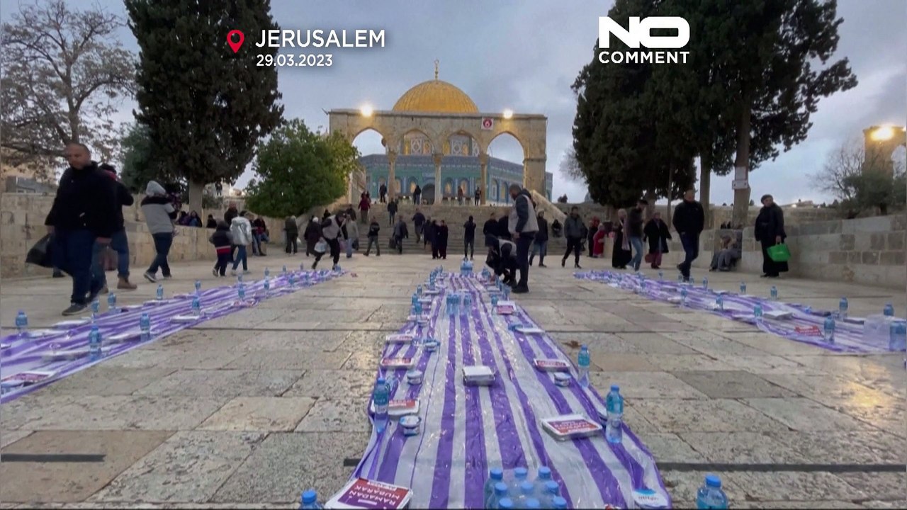 Ramadan in Jerusalem: Fastenbrechen an berühmter Stätte
