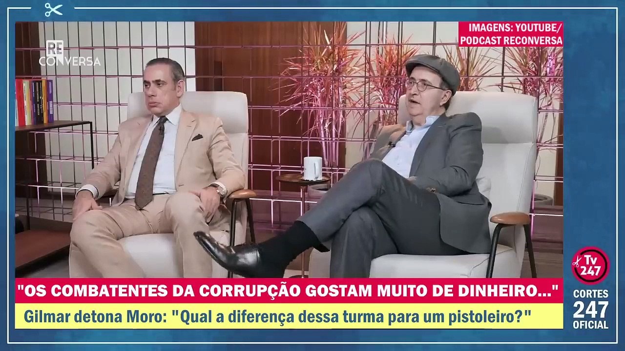 GILMAR DETONA MORO: "QUAL A DIFERENÇA DESSA TURMA PARA UM PISTOLEIRO?" | Cortes 247