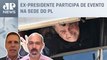 Apoiadores de Bolsonaro recebem ex-presidente na sede do PL em Brasília; Capez e Schelp analisam