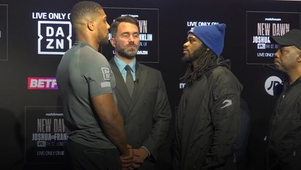 Anthony Joshua laughs off Jermaine Franklin knockout threat ahead of London bout