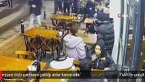 Fatih'te çocuk hırsızın, turistin ziynet eşyası dolu çantasını çaldığı anlar kamerada