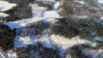 لقطات جوية لغابات فنلندية تكسوها الثلوج