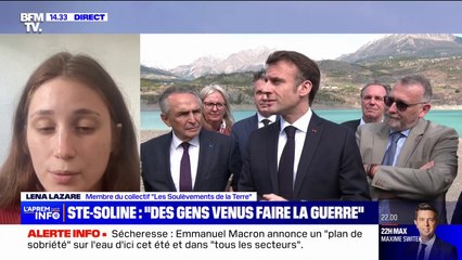 Sainte-Soline: pour Lena Lazare (Les Soulèvements de la Terre), le gouvernement "s'est enlisé dans des mensonges"