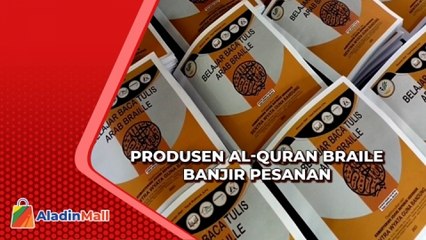 Berkah Ramadan, Pembuatan Al-Quran Braile Banjir Pesanan
