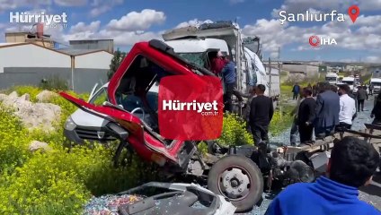 Şanlıurfa’da feci kaza: 2 ölü, 4 yaralı