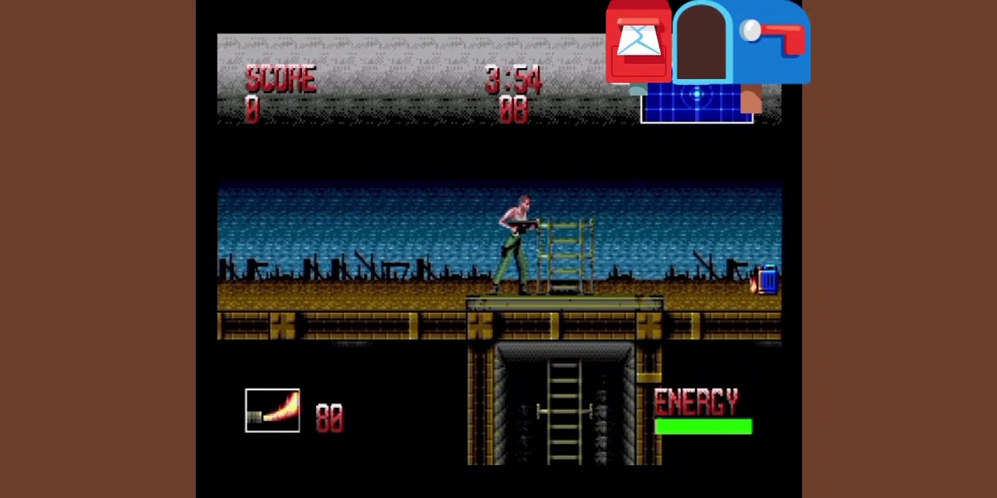 Alien 3 mega drive (1) choose flamethrower