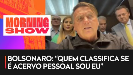 Bolsonaro fala sobre o caso das joias sauditas no Morning Show