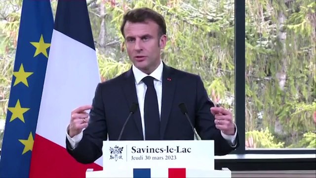 Plan eau : le discours d'Emmanuel Macron en intégralité