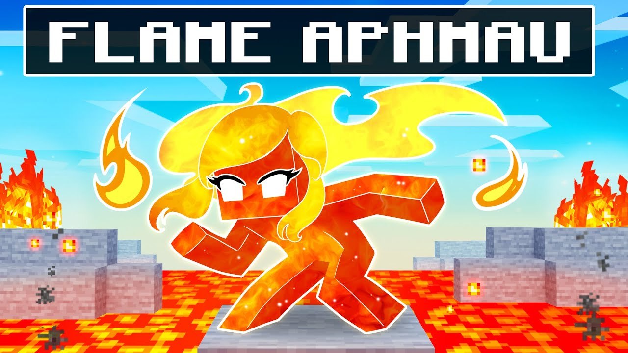 Becoming FLAME APHMAU in Minecraft!