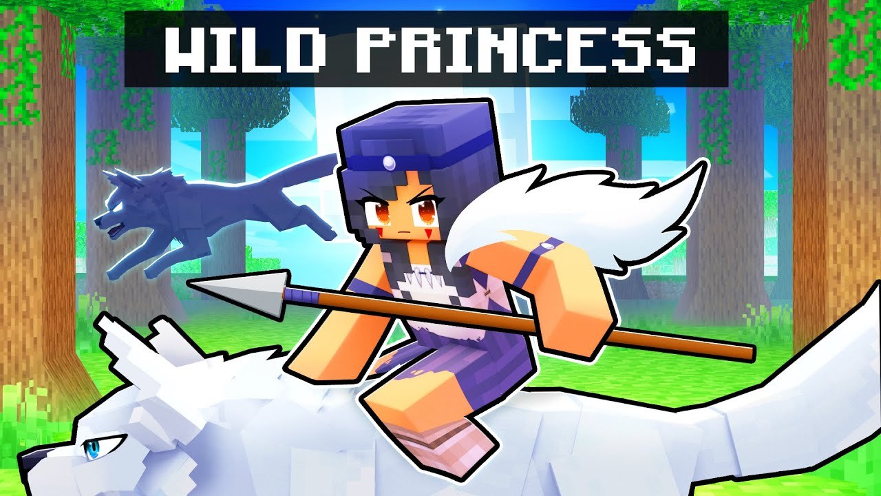 Becoming the WILD PRINCESS in Minecraft!
