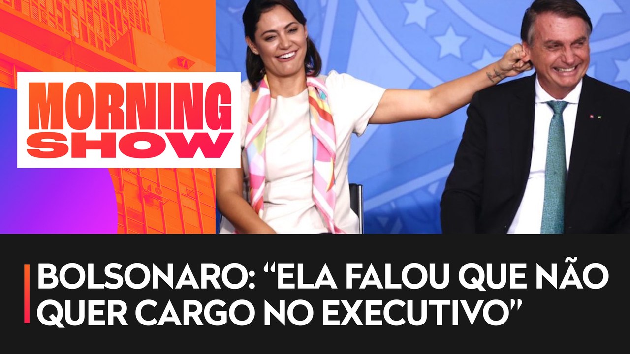 Michelle Bolsonaro será a sucessora da direita? Jair Bolsonaro responde