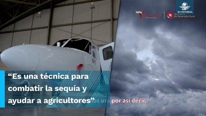 Realizan primer vuelo para bombardeo de nubes en Tamaulipas